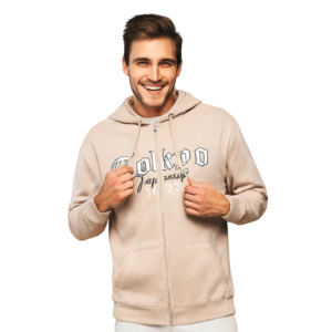 Hoody with Zipper closure