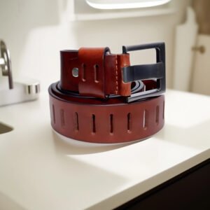 Pure leather Belt Casual -Tan