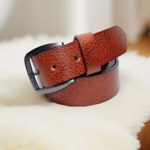Pure Leather Belt- Tan