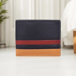 Leather Men’s Wallet-Multicolor