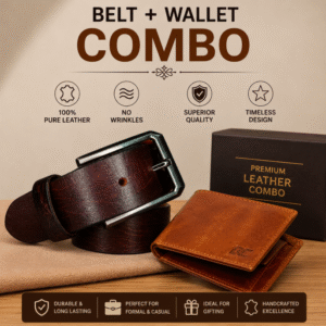 Brown Belt and Wallet combo