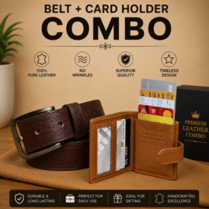 Brown Belt and card older combo