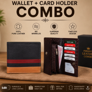 Wallet and Card Holder Combo for Men