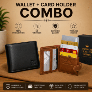 Wallet and Card Holder Combo for Men